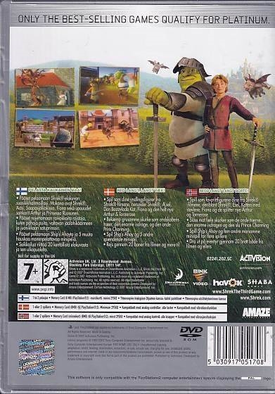 Shrek the Third - Platinum - PS2 (B Grade) (Genbrug)